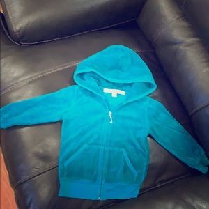 Juicy Couture Girls 2T terry cloth jacket sweater